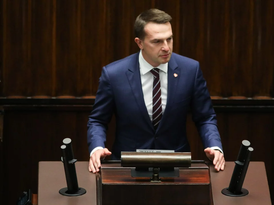 Adam Szłapka Fot. PAP / Albert Zawada