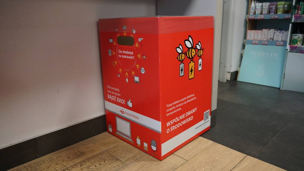 Poczta Polska promuje recykling. Fot. Poczta Polska
