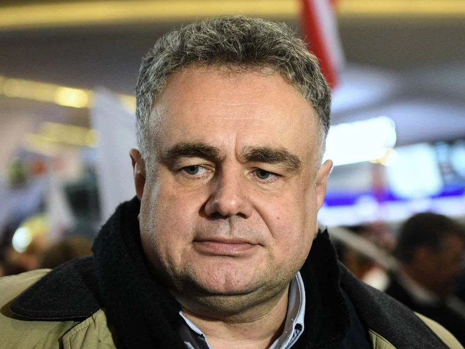 Redaktor naczelny "Gazety Polskiej" i TV Republika Tomasz Sakiewicz Źródło: PAP / Radek Pietruszka