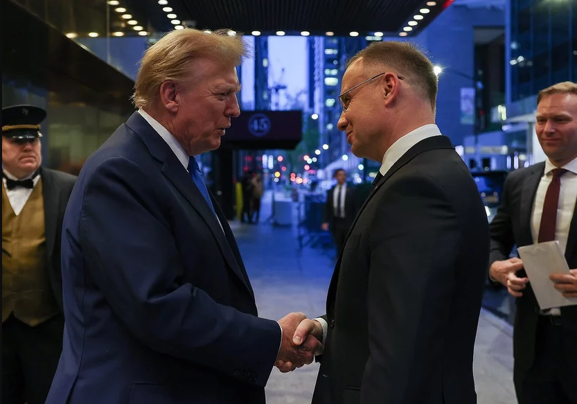 Andrzej Duda i Donald Trump