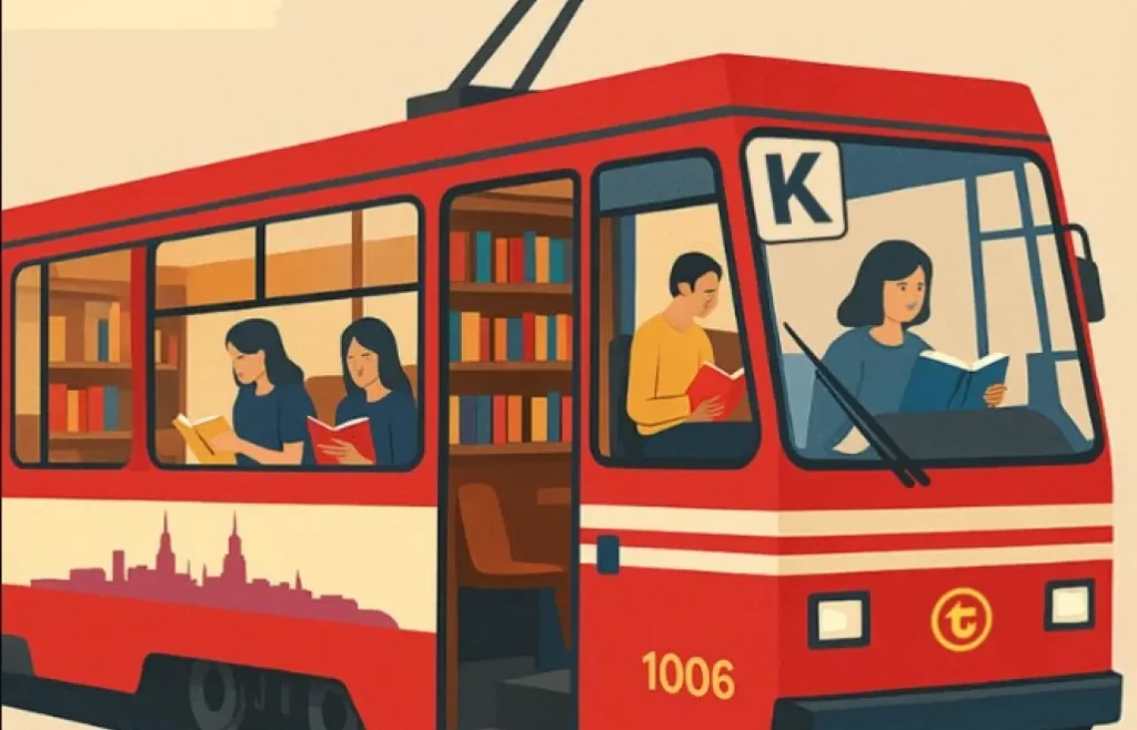 Warszawa. Z okazji Światowego Dnia Książki na tory wyjedzie specjalny tramwaj. Fot. WTP