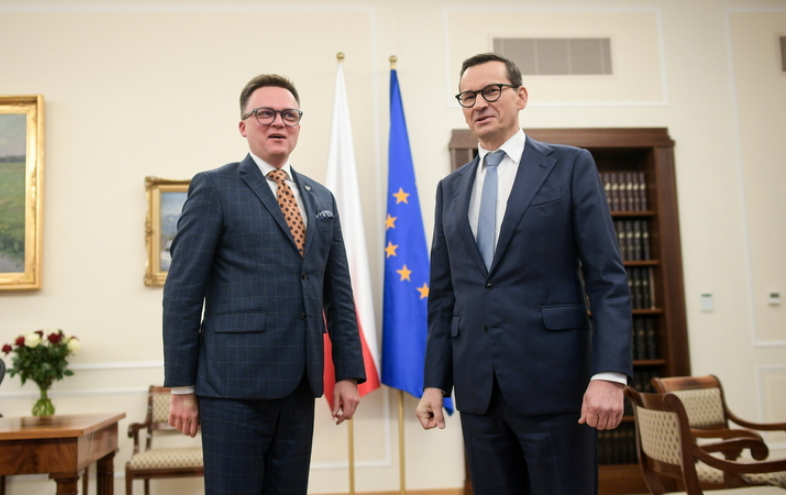 Jasna deklaracja Morawieckiego ws. Hołowni. "Będę przeciw"